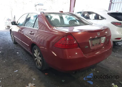2007 Honda Accord 3.0 Ex z USA, uszkodzony, nr VIN 1HGCM66507A003056